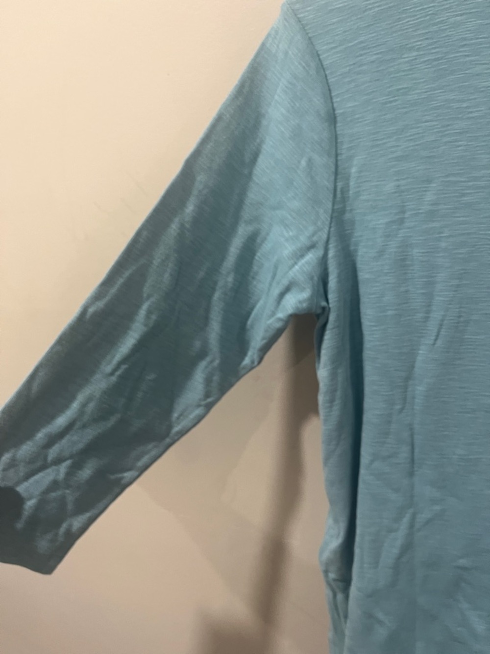 Kirkland Signature Aqua Crewneck Long Sleeve Top - Picture 8 of 9